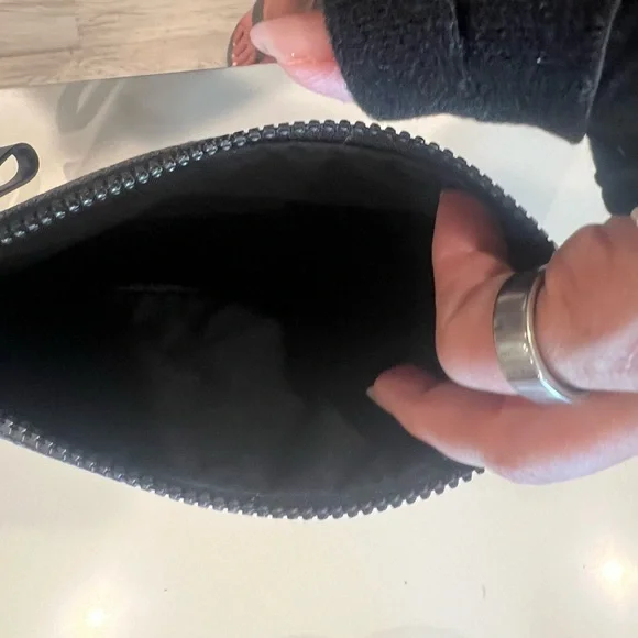 Lululemon Athletica Gray and Black Tote with matching small clutch - Picture 5 of 11